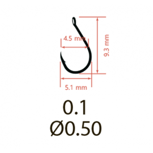 Крючки Saikyo KH-10026 Chinu Ring