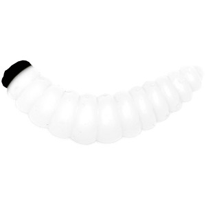 Мягк.приманки LureMax WOOD WORM 1''/2см, LSW1-020 Glow White (10 шт.)