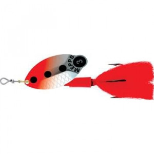 Блесна вращ. Mepps LUSOX FLUO, 2, Silver/Red (блистер)
