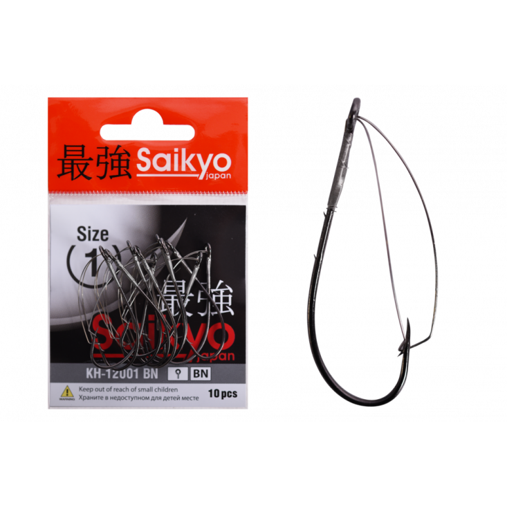 Крючки Saikyo KH-12001 Weedless Single Hook