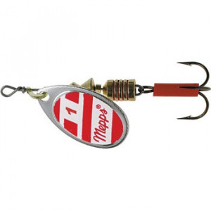Блесна вращ. Mepps AGLIA White/Red, 1, SILVER