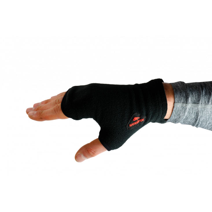 Варежки флис.Small Mittens чёрн. L