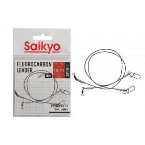 Поводок Saikyo FC Leader SF1511, 11кг/15см, 2шт
